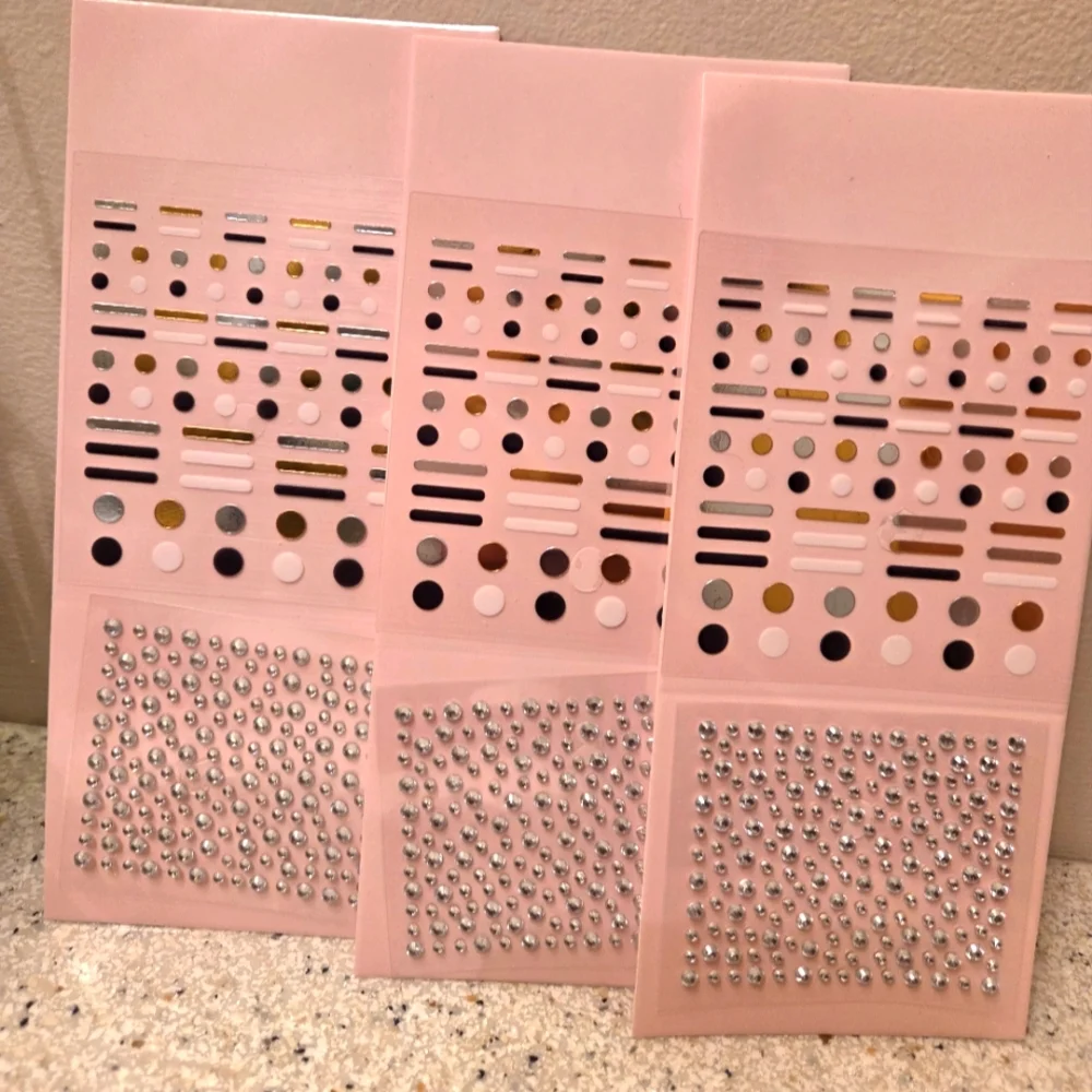 🪷5/$25! Ulta Beauty YOU'RE A GEM Nail Face Decals and Gems Set NIP